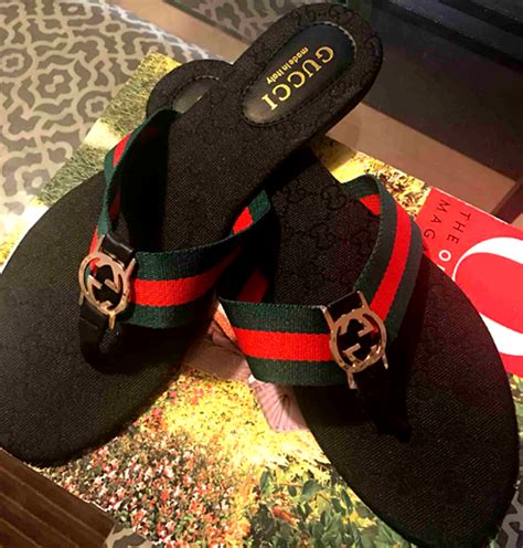 black gucci flip flops replica|gucci flip flops for cheap.